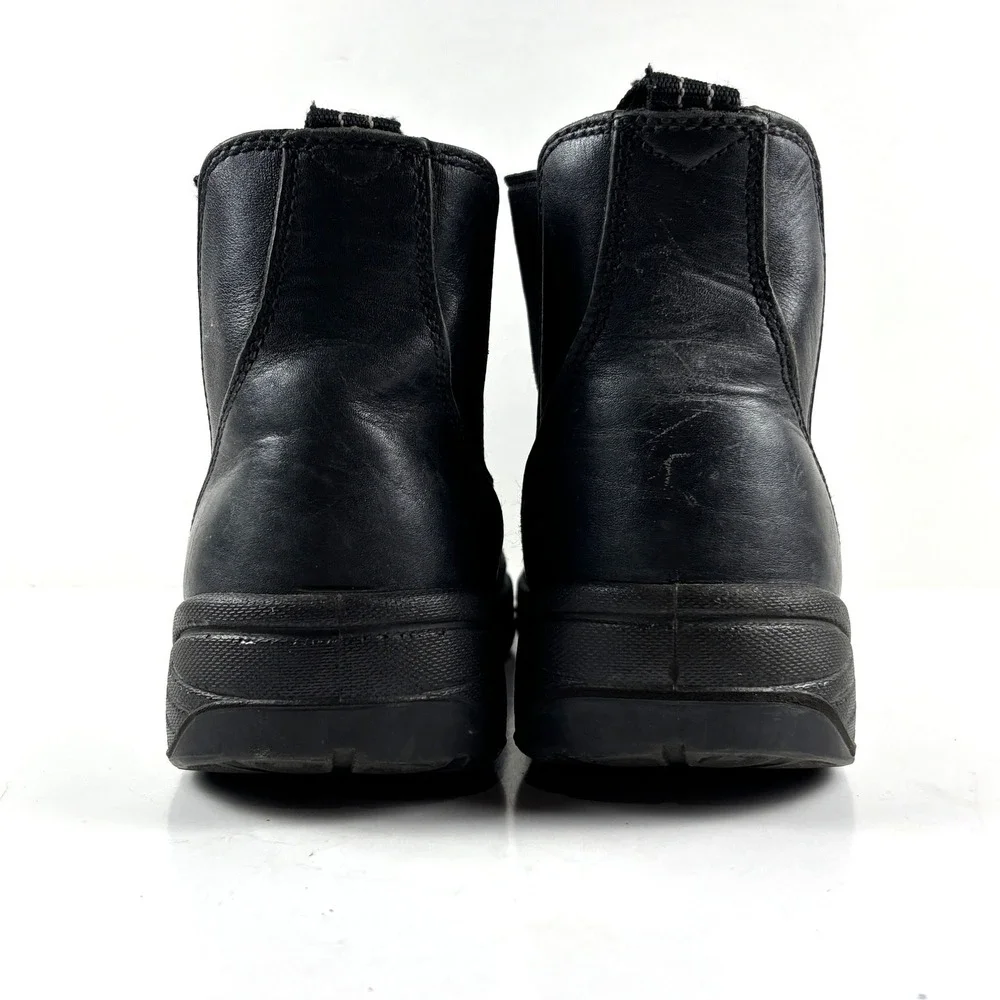 Thorogood Chelsea Work Boots Mens 8.5 Black Leather Good Slip‎ Resistant